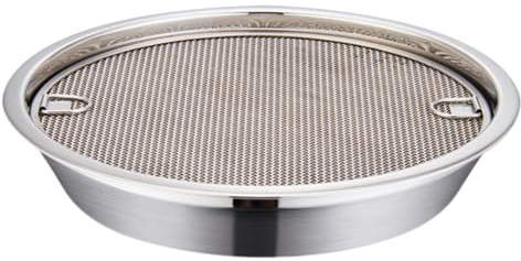 Rejilla para escurrir aceite para sartén | Colador de aceite para sartén | Cesta de drenaje de aceite de acero inoxidable, cesta de drenaje de aceite, rejilla de drenaje de cacerola, bandeja de drenaj