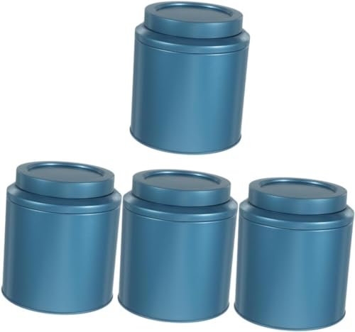 Plåt Te Kaffe Te Sockerburk Kaffe Te Sockerburkar Lufttäta kaffeburkar Te Kaffesockerburkar Kaffeförvaringsburk Tomma kaffeburkar med lock.