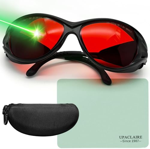 UpaClaire Safety Goggles Blue Light Green Light Violet Light Safety Blocking Glasses