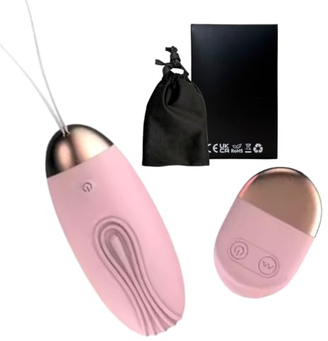 Ovetto Vibrante Telecomando Vibratoreper Donna Professionale Comando a Distanza Vibratore Wireless Sessuali Vibratoriper Coppie Telecomandato Sextoysys Stimolatore Clitorideo Femminile Portatili