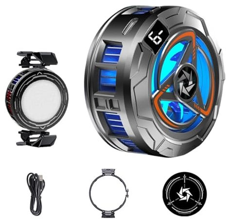 Phone Cooler, Recargable Smartphone Radiator Pad, Portable Freezing Heat Dissipator, Compact Accessories Mobile, Tablet, Car, Home, Travel, Beach, Outdoor Use for Men and Women