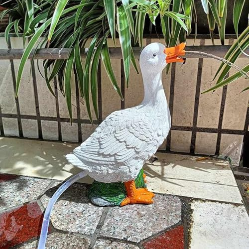 WNYAILLL Cracheurs d'étang, Ornements de Fontaine d'eau en résine Naturelle, Système De Circulation Eau Relaxant, Accessoire De Fontaine Pratique Et Facile(White)