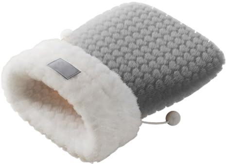 Yulokdwi Lit Pour Chat En Forme De Tanière - Coussin Chauffant En Peluche D'Hiver Sac Pour Animaux - Poche Confortable Pour Animal De Compagnie - Pour Intérieur Maison Voyage Voiture Camping Jeu Repos