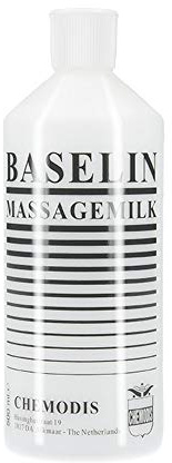 Chemodis Baselin Massage Milk - Rapidly Absorbed & Easily Rinsed Off - Non-Greasy & Hypoallergenic - 500ml