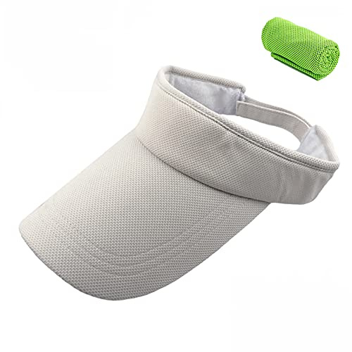 MOLIWEN Mujeres y Hombres Viseras para Golf Tenis Correr Deportes Correr Ropa, Protección de Visera Gorra Deportiva Sombrero Air Leisure Gorro Sombreros el Sol Anti-UV Visera - Lavable