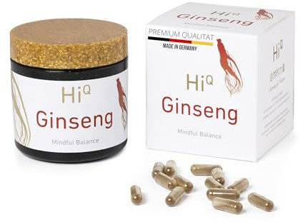 Erster nachhaltiger Ginseng: Hochdosierter roter koreanischer Panax Ginseng, nur 1 Kapsel am Tag! 100 vegane Kapseln, ultrarein 0% Pestizide, nachhaltig, laborgeprüft, ohne Zusätze, 3-Monats-Gehirnkur