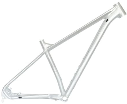 ZFF Mountain Bike Frame Aluminum Alloy Hardtail Trail Frame 29 * 16/18/20'' MTB Frame Thru Axle 12 * 148mm Disc Brake Travel 140-150mm (Color : Silver, Size : 18'')
