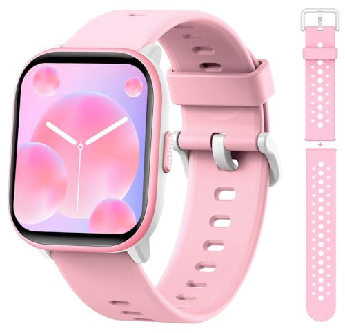 meoonley Smartwatch per Bambini con 19 Modalità Sportive,1.5'' Orologio Smartwatch Bambini,Tracker per il fitness e il sonno,Monitoraggio Frequenza Cardiaca,Regalo per Adolescenti 6 agli 15 Anni
