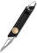 lomdung Taglierino Piccolo, Mini Taglierino Tascabile, Coltello Multiuso, Coltello Multiuso Retrattile Coltello di Sicurezza Portatile Universale, per Taglio della Carta e Artigianato Fai da te（Nero）