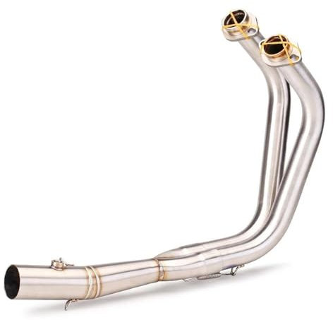 Tubo di Scarico Finale Silenziatore Anteriore Modificato per Tubo di Scarico Moto Adatto per K&awasaki per Vulcan S650 650s 650 S VN650