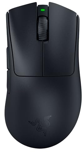Razer DeathAdder V3 Pro - Black Ultra-lightweight Wireless Ergonomic Esports Mouse - Optical - Cable/Wireless - Radio Frequency - 2.40 GHz - Rechargeable - Black - USB - 30000 dpi - Scroll Wheel - 5 B