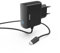 Hama Ladegerät Micro USB, 6W (USB Ladegerät, für Handy, Smartphone, Ladekabel Micro-USB Ladegerät, Ladeadapter, Ladestecker, Netzteil, integriertes Ladekabel, klein, Kabel 1m) schwarz