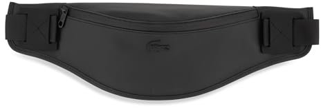 Lacoste Herren Beuteltasche WAIST BAG, Handtasche,Umhängetasche,Schulterriemen,Tunnelzug,SCHWARZ (000),Einheitsgröße (One Size)