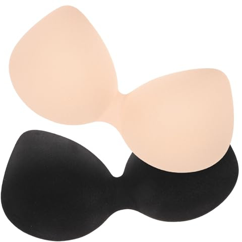 NAMOARLY 2 cestini per reggiseno da cucire, pratici inserti per reggiseno, inserti per reggiseno, imbottitura per reggiseno, per vestiti, inserto per reggiseno, imbottitura di ricambio da donna, come