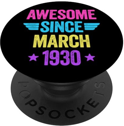 Awesome Since March 1930 PopSockets mit austauschbarem PopGrip