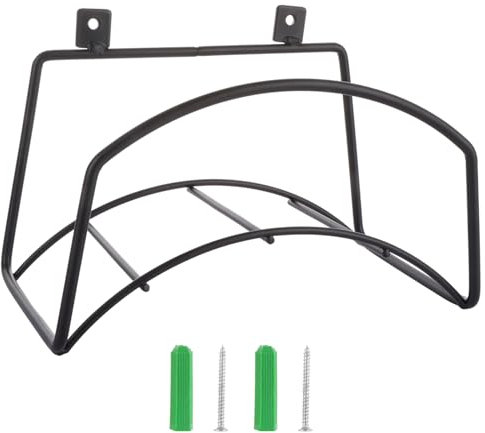 Aselected Garden Hose Holde Wall Mounted Garden Hose Hanger for Outside Yard, Durable Hose Hooks (Black)