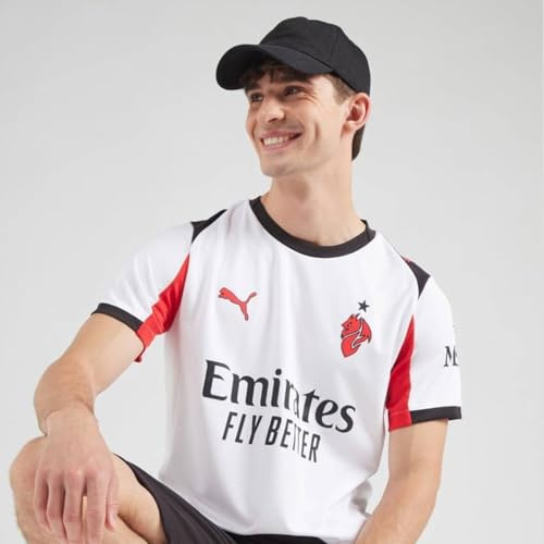 A.C. Milan - Maglia Gara Away, Stagione 2025/2026, Maglietta da Calcio, Prodotto Ufficiale, Adulto, S