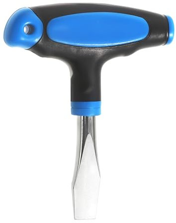 Xinjoduz Clé à bougie d'allumage de 10 mm avec poignée en T - Tournevis plat plat - Tournevis plat - Tournevis à tête plate - Pour tournage de films, atelier, mécanicien, entretien à la maison