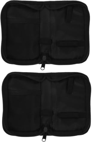 HAPINARY 2 piezas Bolsa Organizadora para Resistente para Medidores de Glucosa Tiras Reactivas y Accesorios Portátil y para Viajes y Uso Diario