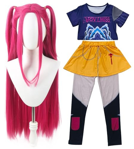 Ekukeon Costume Demon pour enfant,Deguisement Kpop Enfant Anime Cosplay,Costume de cosplay Pop Star,Costume de chasseurs de démons,Filles pour le Cosplay, les Carnavals et Halloween (Style B)