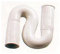 Plastisan Siphon, flexibel, geschlossen, 35 x 35 cm, Weiß