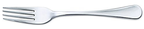 Arcos Serie Madrid, Tenedor de Postre, Monoblock de una Pieza en Acero Inoxidable 18y10 y 190 mm, Color Plata
