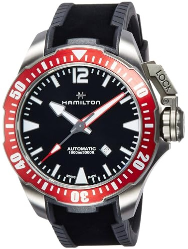 Hamilton Khaki Navy Frogman Titanium H77805335 Herren Automatikuhr 80h Gangreserve