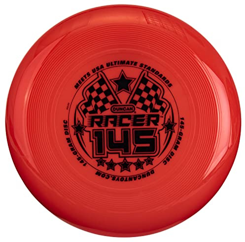 Duncan Toys Racer 145g Junior Ultimate Flying Disc, Red