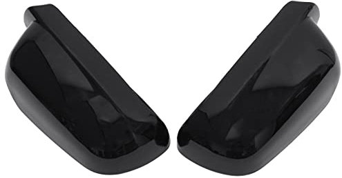 Doo Engy Spiegelkappe Außenspiegel Spiegelkappen Seitenspiegel Abdeckkappen Rückspiegel Abdeckung Spiegel Gehäuse Spiegelgehäuse Verkleidung Ersatz schwarz links und rechts für Bora Golf 4 1998-2005