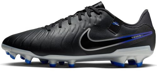 NIKE Legend 10 Academy FG/MG, Zapatillas de fútbol Hombre, Negro/Cromo Hyper Royal, 42 EU