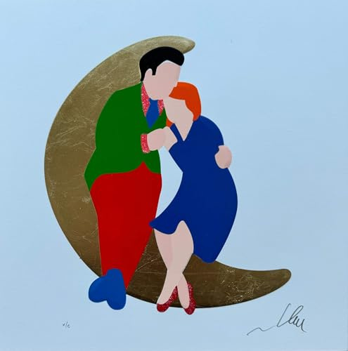 Honeymoon | Marco Lodola Tecnica: Serigrafia su Cartoncino 30 cm x 30 cm