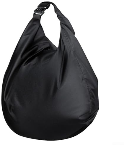 Yhenlovtt Bolsa impermeable para casco de motocicleta, mochila de almacenamiento de 30 L para la mayoría de los modelos, tela Oxford con cerradura para exteriores con marco ABS y forro de terciopelo