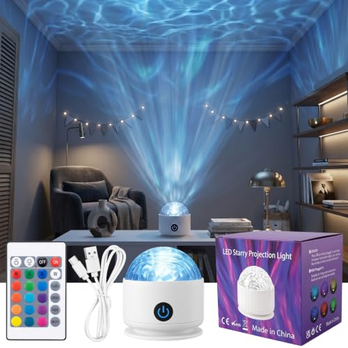 Northern Lights Projector, 16-Colour Sensory Light, Birthday Gift for Girls | Rechargeable Aurora Projector and Galaxy Projector with Remote for Bedroom Mood Lighting, Parties and Teen Room Decor
