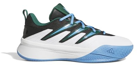 adidas Unisex Adulto Dame Certified 3, FTWR White/Collegiate Green/Blue Burst, 38 EU