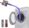 Flexibele Staubsauger Fugendüse für Dyson V6 V7 V8 V10 V11 V12 V15 Staubsauger Schlauchverlängerung für Dyson Zubehör, Staubsauger Ersatzschlauch, Trockner Entlüftungsflusen Entfernen, 85cm