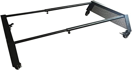Supporto telescopico per Pneumatici, Porta Pneumatici da Garage Nero con Ruote, Indipendente
