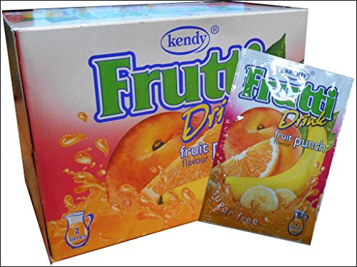 Frutti Instant dryckespulver utan socker – smak: Fruktpunch – fruktpunch 24-pack