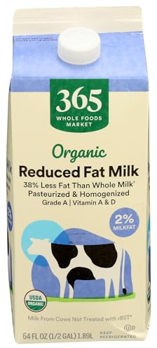 365 by Whole Foods Market, Organic Reduced Fat 2% Milk, 64 fl oz