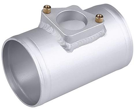 Misuratore Massa Aria,Lega di alluminio della base del supporto del metro dell'aspirazione dell'adattatore del sensore del flusso d'aria di 75mm