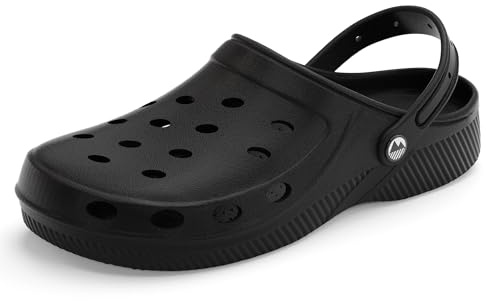 Lakeland Active Men's Silloth Lightweight Ventilated Clogs - Black - 6.5 UK