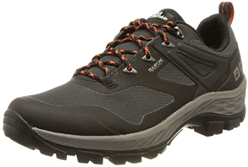 Jack Wolfskin Rebellion Guide Texapore Low M promenadsko, Svart orange, 44.5 EU