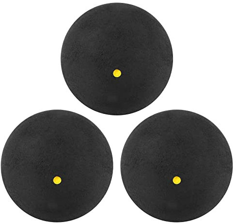 Wanjorlay 3 Stück Squash Ball, Yellow Point, Low Speed Sports , Gamer Squash Competition
