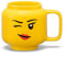 Room Copenhagen LEGO - Tazza piccola in ceramica con scritta Winking Girl, 255 ml, perfetta come regalo per uomini, per bambini e donne, divertente, unica, lavabile in lavastoviglie