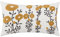 MOCOFO Funda de almohada decorativa bohemia de 12 x 20 pulgadas, funda de cojín de algodón bordado botánico para sofá, cama (flor pequeña)