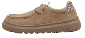 Pitas | Lyon | Mocassins pour Femme | Chaussures Bateau pour l'hiver | Baskets d'hiver | Sneakers | Botte d'hiver | Chaussure sans Lacets | Chaussure Walkinpitas | Camel 36