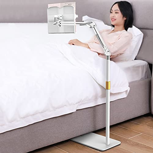 Soporte de suelo para lectura de libros, soporte ajustable para libros de cocina, soporte de suelo para tableta, soporte de altura ajustable, soporte para libros, soporte para atril extra grande y