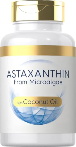 El nutriente de astaxantina para microalgas con aceite de coco proporciona apoyo para los ojos y la piel, salud juvenil,