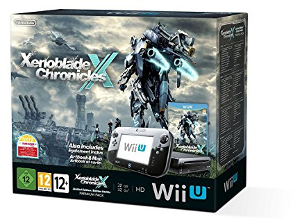 Nintendo Wii U Premium Pack schwarz, 32GB inkl. Xenoblade Chronicles X