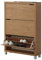 Kit Closet 4030465003 - zapatero kubox 3 puertas, maple, 119 x 79 x 24