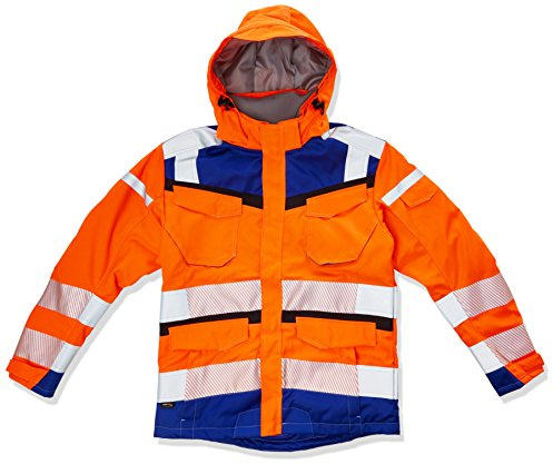 Kübler 13078332 – 3746 XXL Meteo Giacca reflectiq PSA 2, avvertimento Arancione/Grano Blu, Taglia XXL